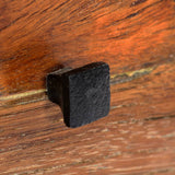 Bedside Cabinet 40x30x50 cm Solid Reclaimed Wood and Steel - Close-Up Angle