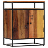 Side Cabinet 60x35x76 cm Solid Reclaimed Wood and Steel - Extra Image