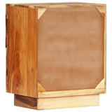 Bedside Cabinet 40x30x50 cm Solid Reclaimed Wood - Side View