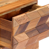 Bedside Cabinet 40x30x50 cm Solid Reclaimed Wood - 45-Degree Angle