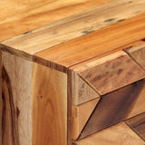 Bedside Cabinet 40x30x50 cm Solid Reclaimed Wood - Rear View