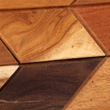 Bedside Cabinet 40x30x50 cm Solid Reclaimed Wood - Close-Up Angle