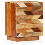 Bedside Cabinet 40x30x50 cm Solid Reclaimed Wood - Low Angle