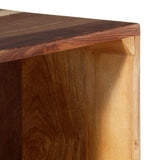 Highboard 40x32x122 cm Solid Reclaimed Wood - Top-Down View