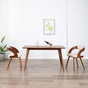 Dining Chairs 2 pcs Cream Bent Wood and Faux Leather