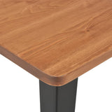 3 Piece Bar Set Steel Brown Black - 45-Degree Angle