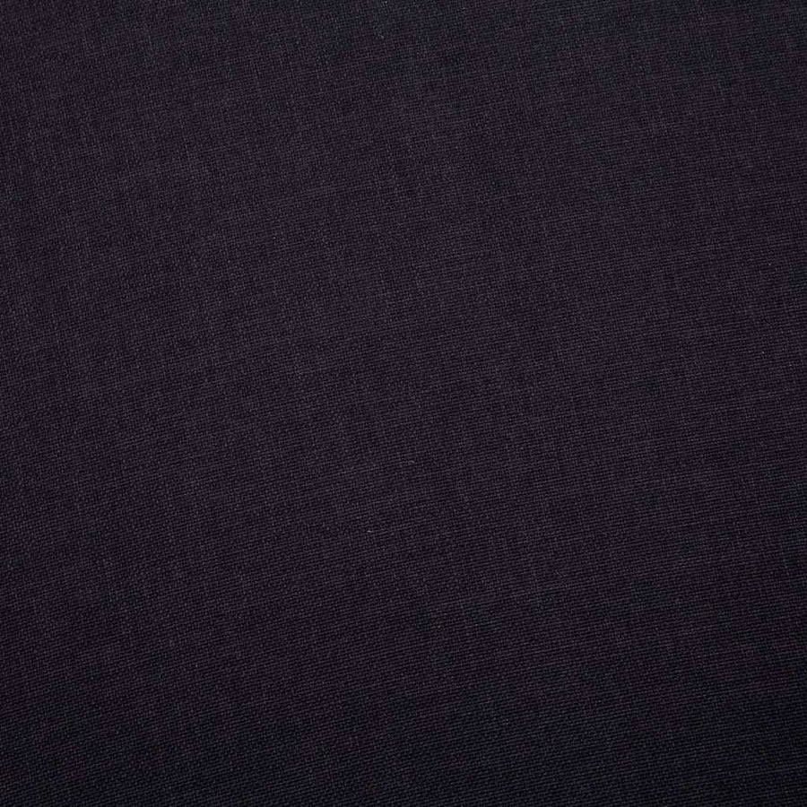 2 Piece Sofa Set Fabric Black