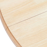 5 Piece Dining Set Solid Rubber Wood White and Brown - Extra Image
