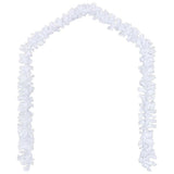 Christmas Garlands 4 pcs White 270 cm PVC - Front View