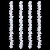 Christmas Garlands 4 pcs White 270 cm PVC - Side View