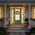 Christmas Garland with LED Lights 5 m White