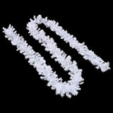 Christmas Garland with LED Lights 10 m White - 45-Degree Angle