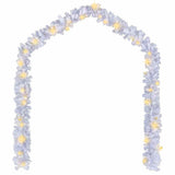 Christmas Garland with LED Lights 20 m White