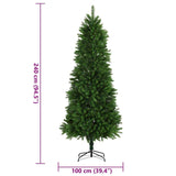 Artificial Christmas Tree Lifelike Needles 240 cm Green - Close-Up Angle