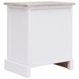 Bedside Cabinets 2 pcs 38x28x45 cm Paulownia Wood - Top-Down View
