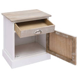 Bedside Cabinets 2 pcs 38x28x45 cm Paulownia Wood - 45-Degree Angle