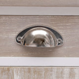 Bedside Cabinets 2 pcs 38x28x45 cm Paulownia Wood - Close-Up Angle