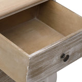Bedside Cabinet 35x30x50 cm Paulownia Wood - 45-Degree Angle
