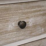 Bedside Cabinet 35x30x50 cm Paulownia Wood - Rear View