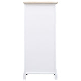 Side Cabinet 38x28x86 cm Paulownia Wood