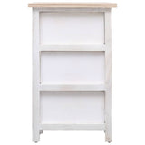 Side Cabinet 35x25x57 cm Paulownia Wood - Side View