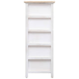 Side Cabinet 35x25x87 cm Paulownia Wood - Side View