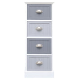 Side Cabinet 35x30x90 cm Paulownia Wood