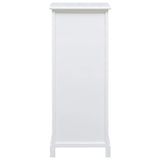 Side Cabinet 35x30x90 cm Paulownia Wood - Side View