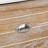 Hall Bench 70x35x45 cm Paulownia Wood - Close-Up Angle