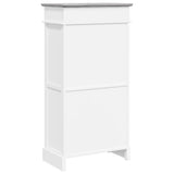 Shoe Cabinet Grey 50x28x98 cm Paulownia Wood