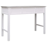 Writing Desk Grey 110x45x76 cm Wood - 45-Degree Angle