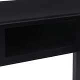 Writing Desk Black 110x45x76 cm Wood - Low Angle