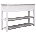 Sideboard Antique Grey 115x30x76 cm Wood