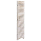 4-Panel Room Divider 140x165 cm Wood