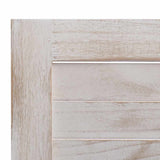 4-Panel Room Divider 140x165 cm Wood - Rear View