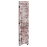 3-Panel Room Divider Brown 105x165 cm Wood