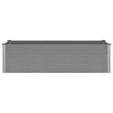 Garden Raised Bed Grey 200x50x54 cm WPC