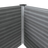 Garden Raised Bed Grey 200x50x54 cm WPC