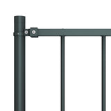 Fence Panel Woerden with Posts Steel 1.7x1 m Anthracite