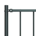 Fence Panel Woerden with Posts Steel 1.7x1 m Anthracite