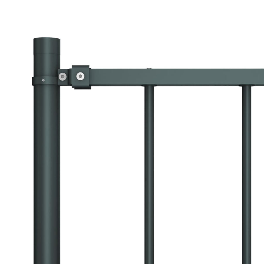 Fence Panel Woerden with Posts Steel 1.7x1 m Anthracite