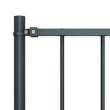 Fence Panel Woerden with Posts Steel 1.7x1.25 m Anthracite