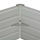 Raised Garden Bed Brown 129x129x45 cm Galvanised Steel