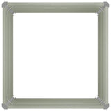 Raised Garden Bed Brown 100x100x77 cm Galvanised Steel - Extra Image