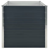 Raised Garden Bed Anthracite 160x80x77 cm Galvanised Steel