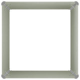 Raised Garden Bed Anthracite 100x100x77 cm Galvanised Steel - Extra Image