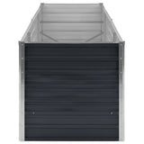 Garden Raised Bed Anthracite 240x80x77 cm Galvanised Steel