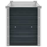 Garden Raised Bed Anthracite 160x40x45 cm Galvanised Steel - 45-Degree Angle