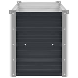 Garden Raised Bed Anthracite 100x40x45 cm Galvanised Steel - 45-Degree Angle