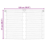 Garden Raised Bed Anthracite 129x129x77 cm Galvanised Steel - Extra Image